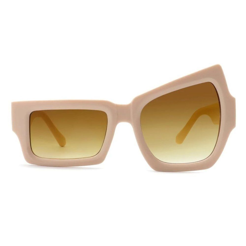 6148-1C: Cream What Sunglasses